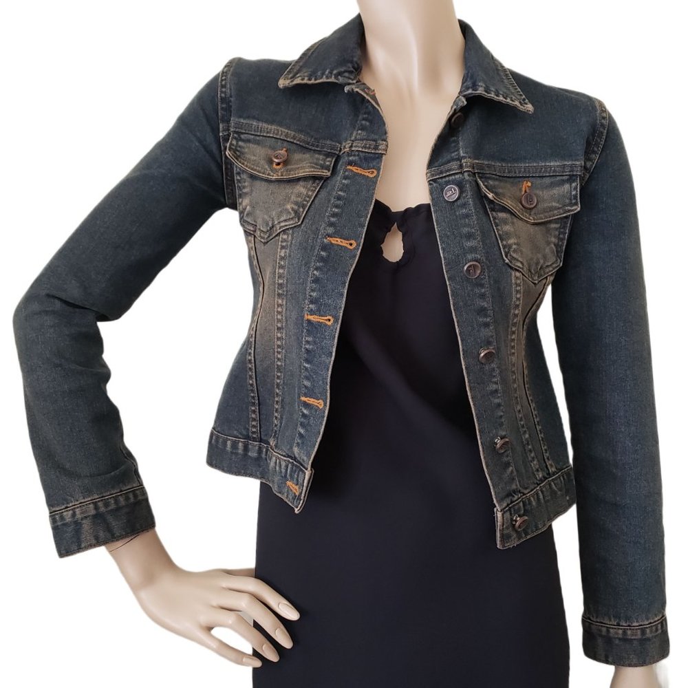 Vintage TG Grunge Denim Jacket SZS/M